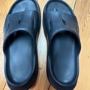 Hoka ORA recovery slides 3 black womens 8